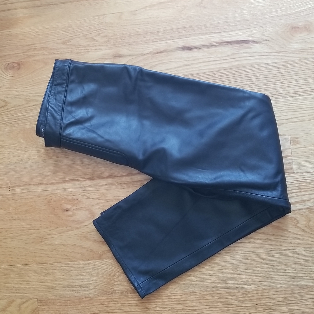 Genuine Vintage Leather Pants, Womens, Size 12P